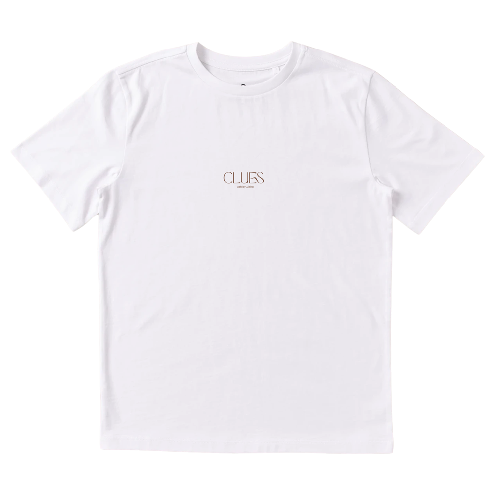 Ashley Alisha | Clues White Tee