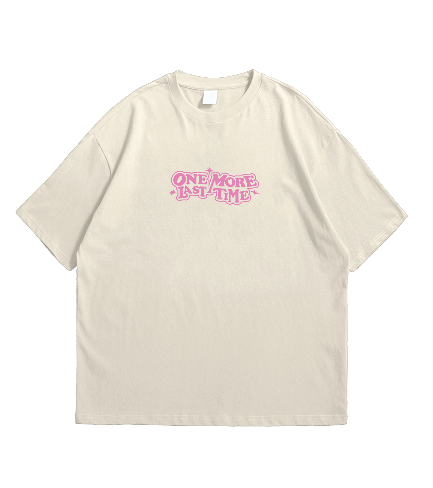 One More Last Time - Beige Tee with Pink Print [Limited Edition]